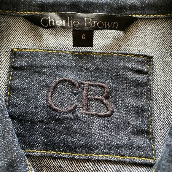 Vintage Charlie Brown hi-lo denim jacket - Picture 5 of 5